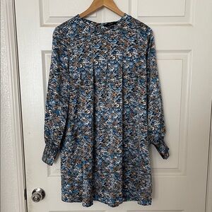 New NWT Vero Moda abstract print long sleeve dress S